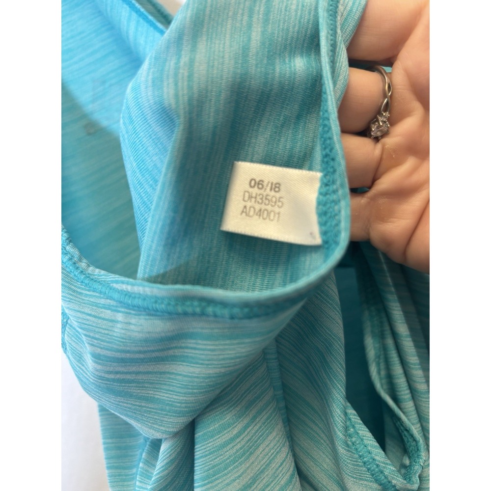 Adidas womens Performer‎ X-Back Tank Top Aqua XL II15 - Picture 4 of 4